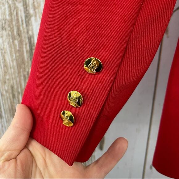 Austin Reed, 100% Worsted Wool Blazer, Size 8. Vintage! In good used condition! - Picture 9 of 13